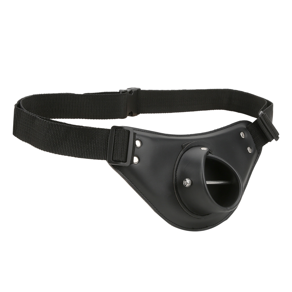 Fishing Belt - Black PU Leather Adjustable Rotatable Fishing