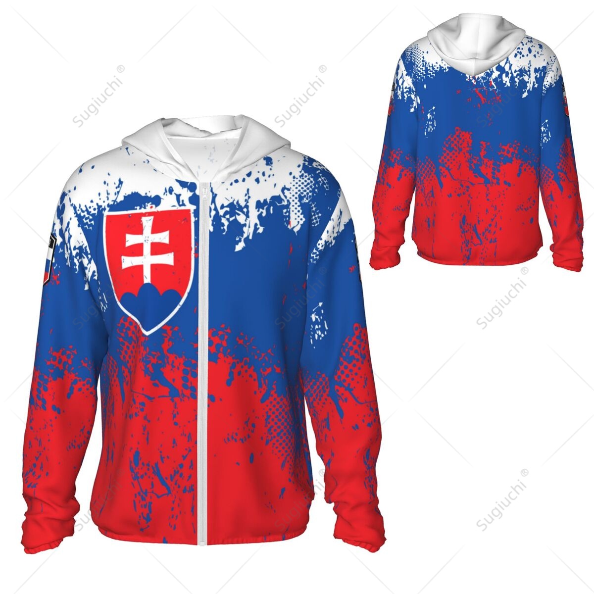 Slovakia Flag Sun Protection H - огляд і ціна Fishing Hoodie