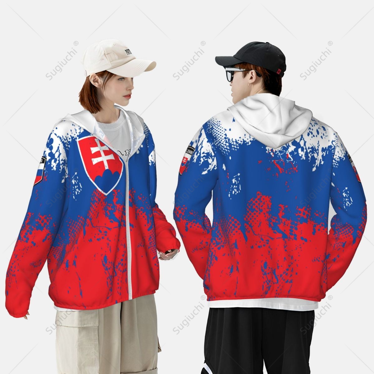 Slovakia Flag Sun Protection H - огляд і ціна Fishing Hoodie