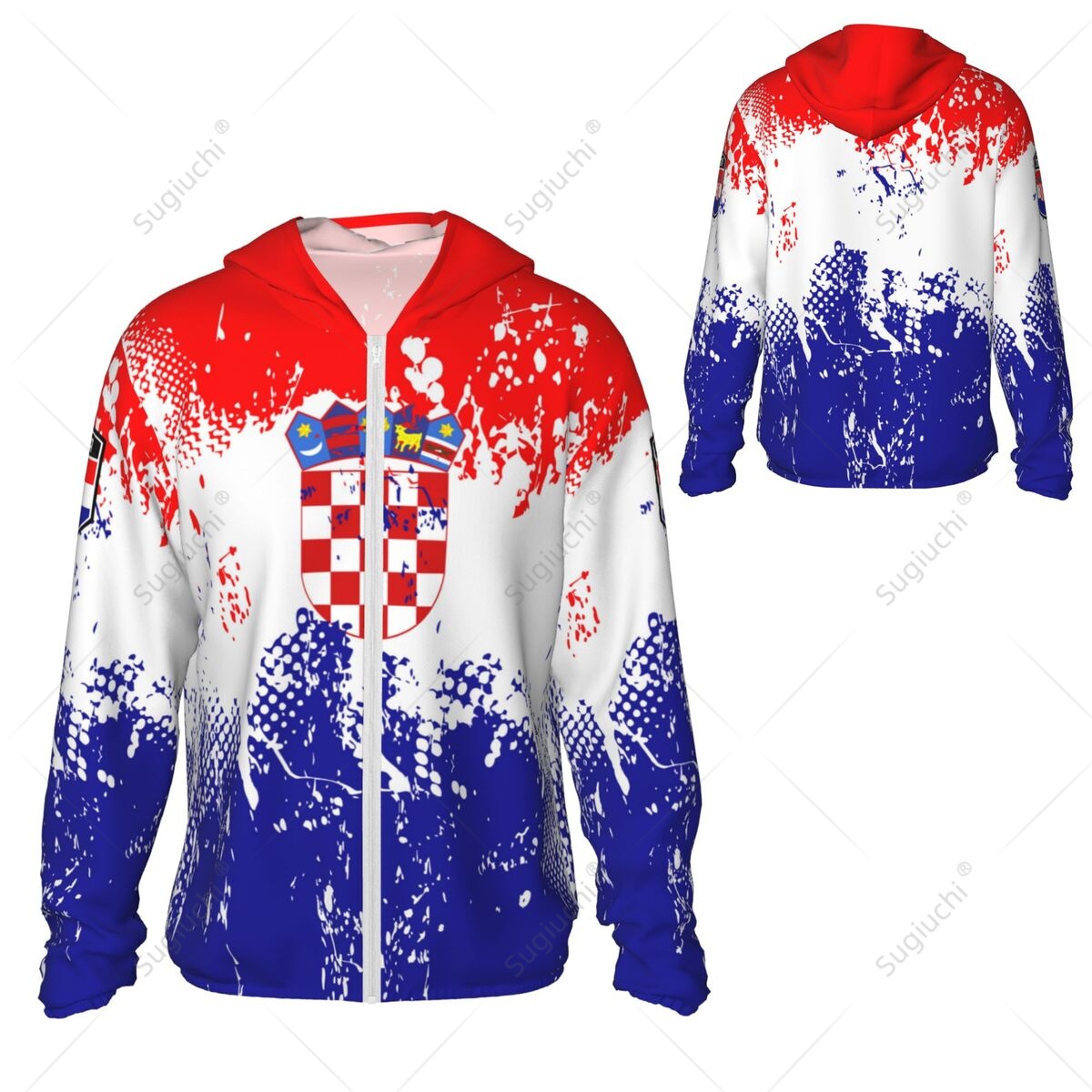 Croatia Flag Sun Protection Ho - огляд і ціна Fishing Hoodie
