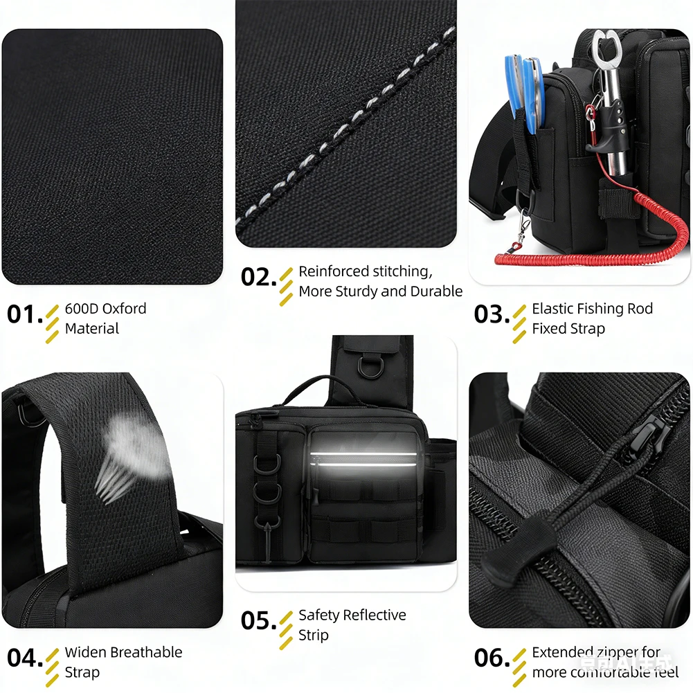 Fishing Backpack with Rod Hold - огляд і ціна Fishing Backpack