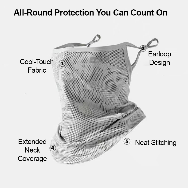 Neck Gaiter UV Protection Face - огляд і ціна Fishing Mask Sun Protection