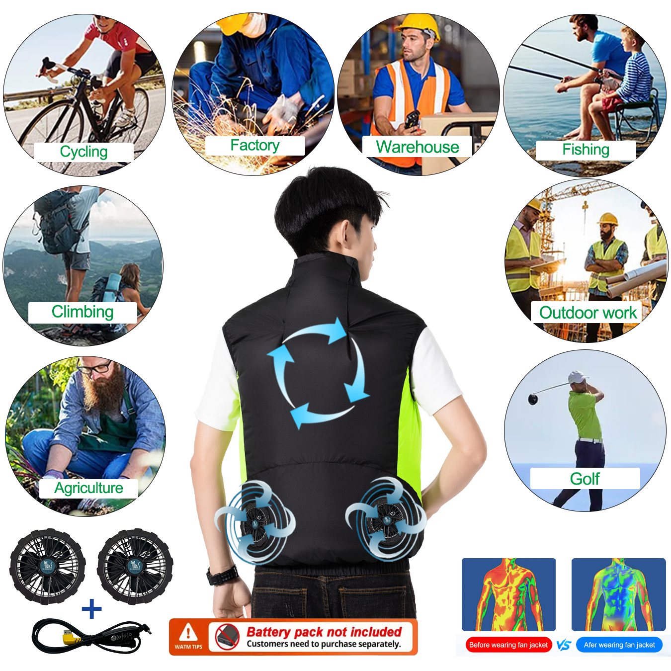 Summer Breathable Wearable Coo - огляд і ціна Fishing Vest
