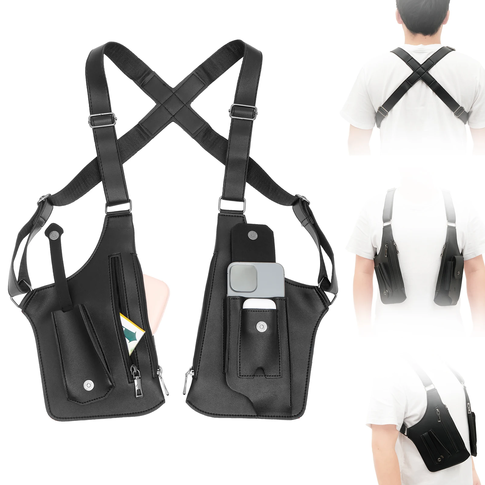Underarm Anti Theft Bag PU Dou - огляд і ціна Fishing Bag Waterproof