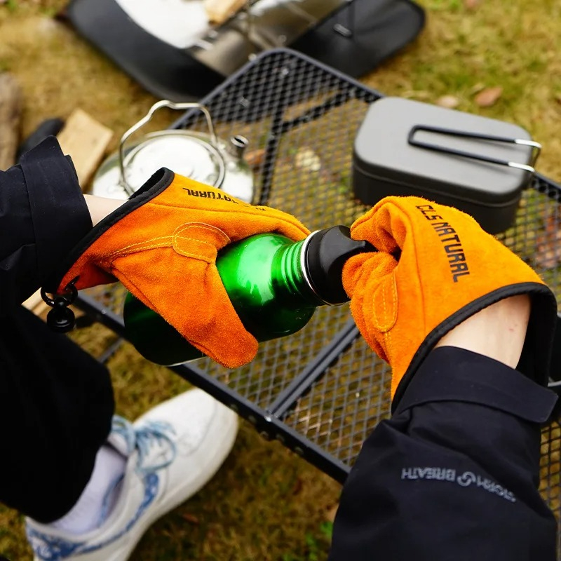 Heat Resistant BBQ Gloves Cowh - огляд і ціна Fishing Gloves