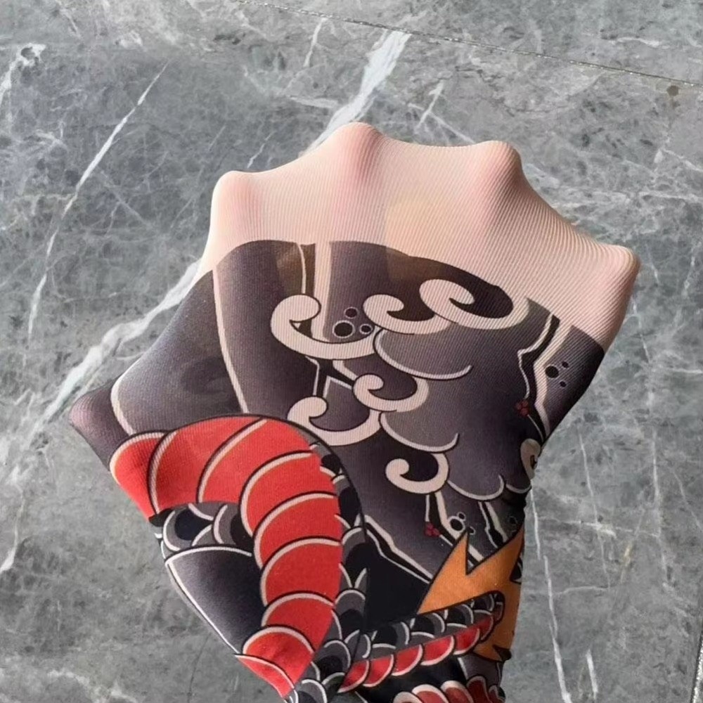Full Leg Fake Tattoo Socks Pri - огляд і ціна Fishing Socks