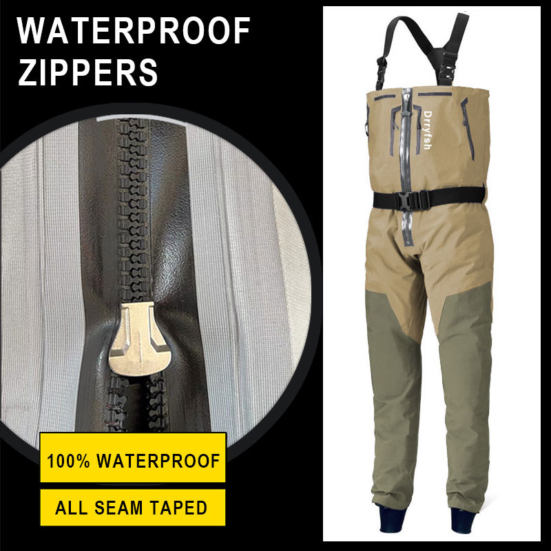 Zippered Waterproof Wader With - огляд і ціна Fishing Waders