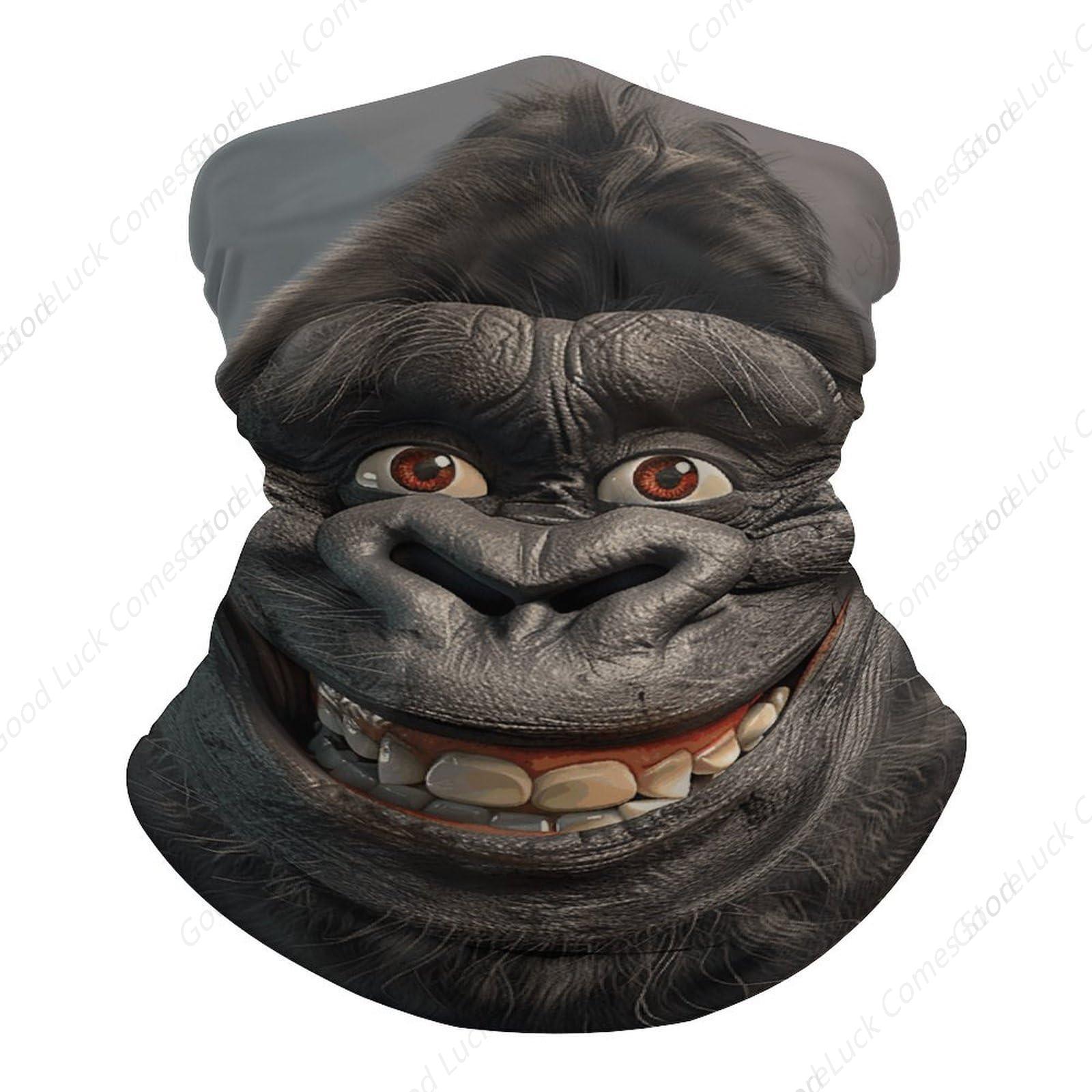 Smiling Gorilla Photo Bandana  - огляд і ціна Fishing Mask Sun Protection