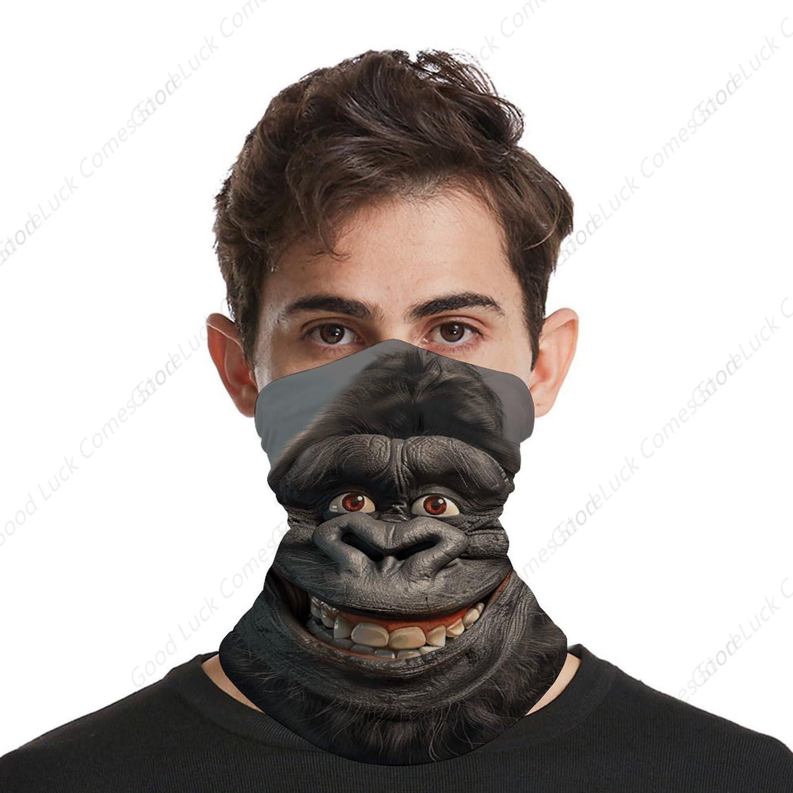 Smiling Gorilla Photo Bandana  - огляд і ціна Fishing Mask Sun Protection