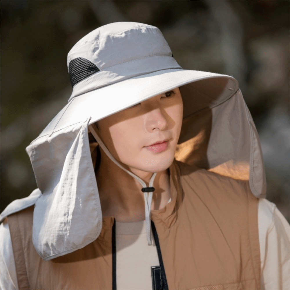 Fashion Cloth Men Sun Hat Big  - огляд і ціна Fishing Hat