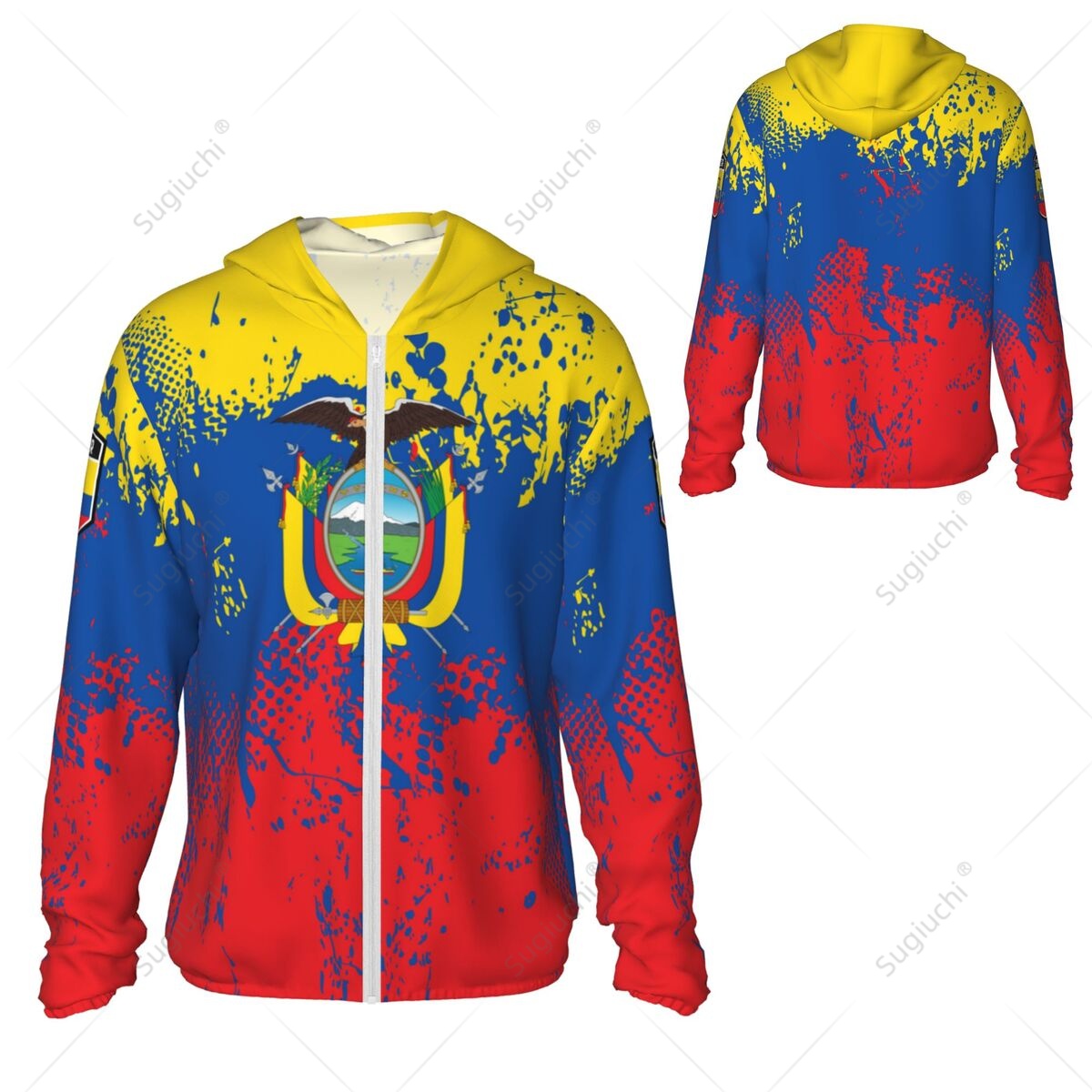 Ecuador Flag Sun Protection Ho - огляд і ціна Fishing Hoodie