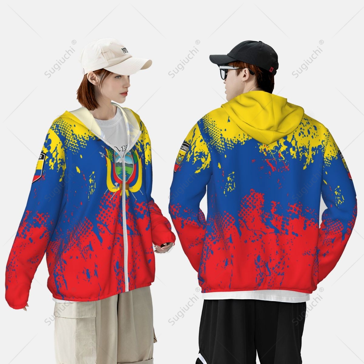 Ecuador Flag Sun Protection Ho - огляд і ціна Fishing Hoodie