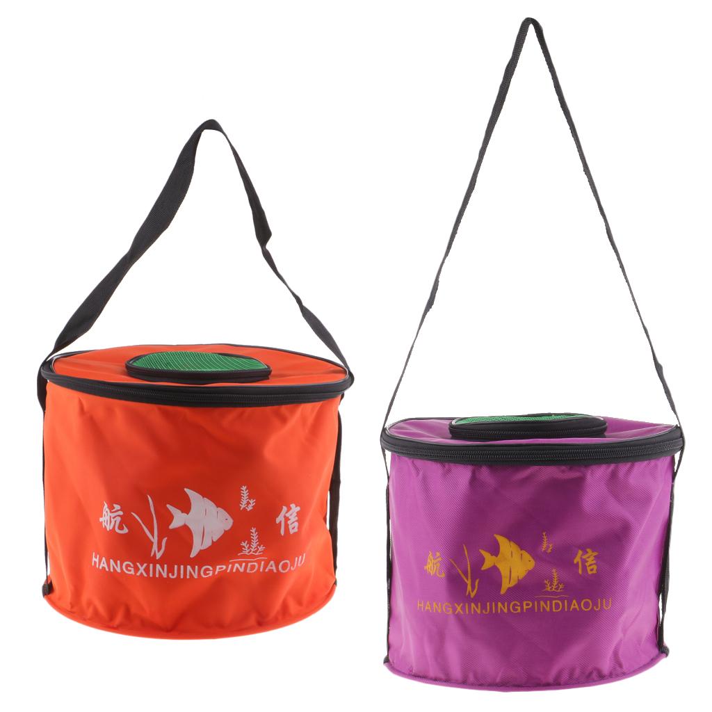 Foldable Fishing Bucket with M - огляд і ціна Fishing Bag Waterproof