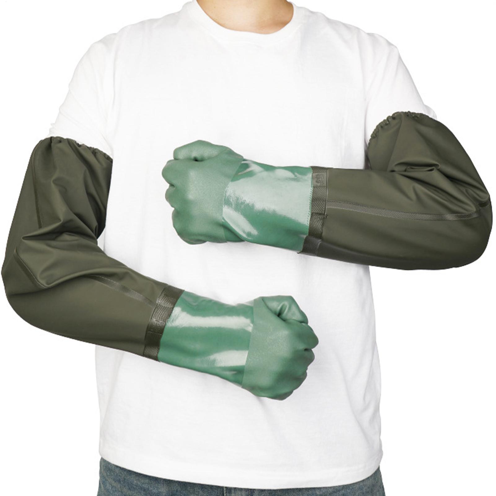 Waterproof Rubber Gloves Long  - огляд і ціна Fishing Gloves
