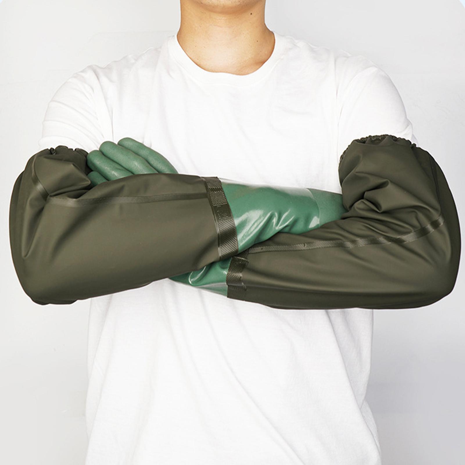 Waterproof Rubber Gloves Long  - огляд і ціна Fishing Gloves