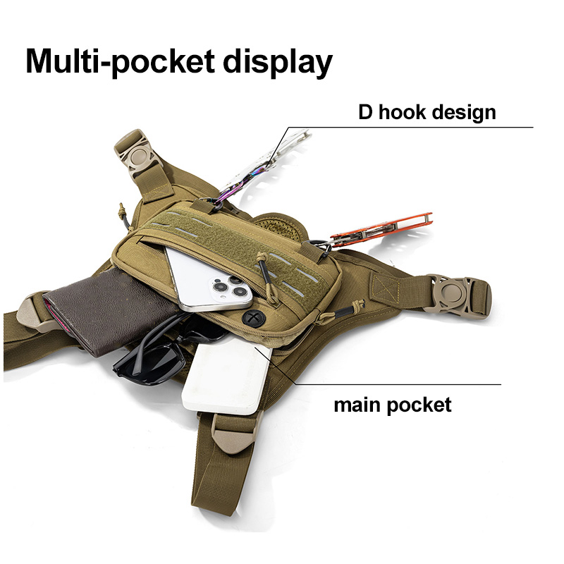 Tactical Front Chest Rig Bag V - огляд і ціна Fishing Backpack