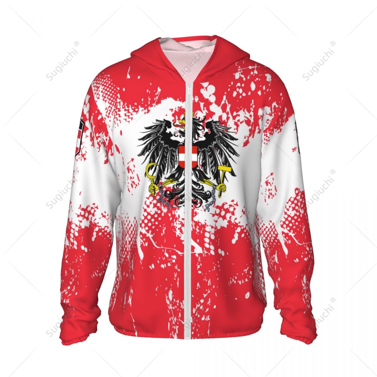 Austria Flag Sun Protection Ho - огляд і ціна Fishing Hoodie