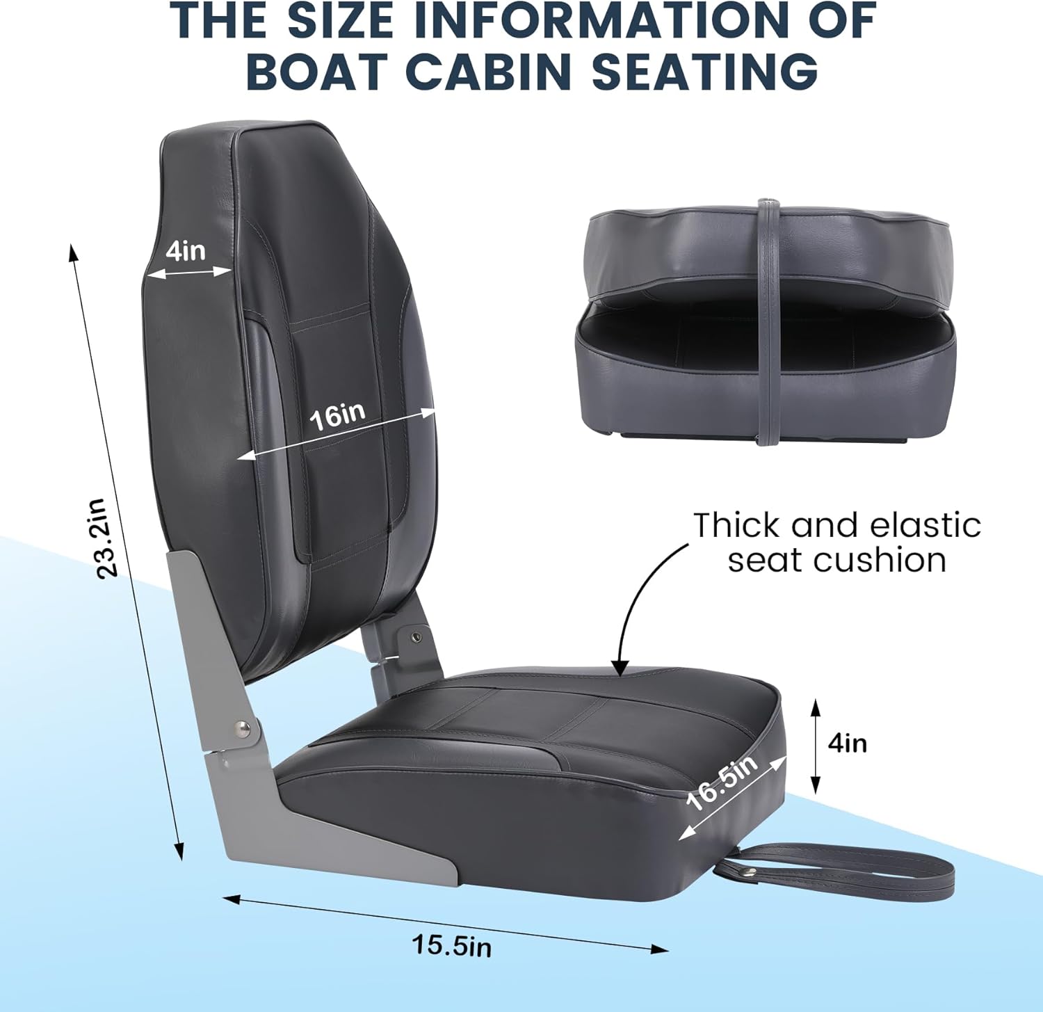 2 Pack Folding Boat Seats, Hig - огляд і ціна Fishing Backpack