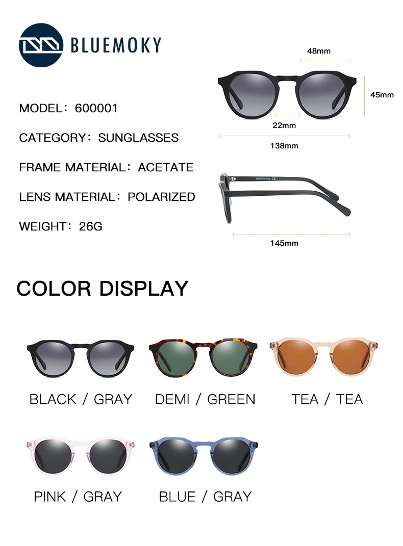 BLUEMOKY Polarized UV400 Prote - огляд і ціна Fishing Sunglasses Polarized