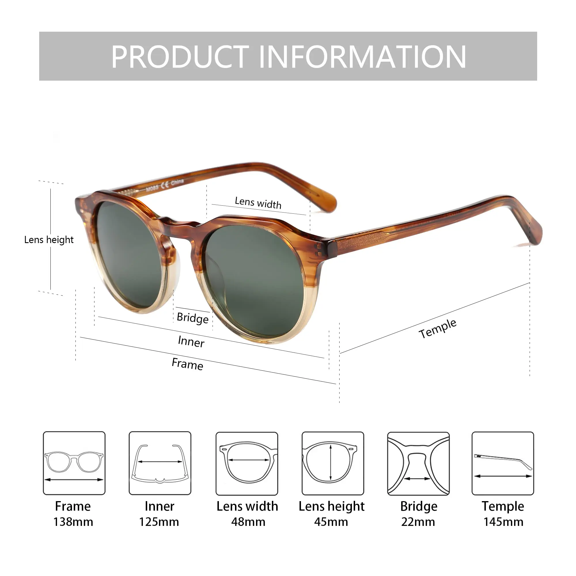 BLUEMOKY Polarized UV400 Prote - огляд і ціна Fishing Sunglasses Polarized