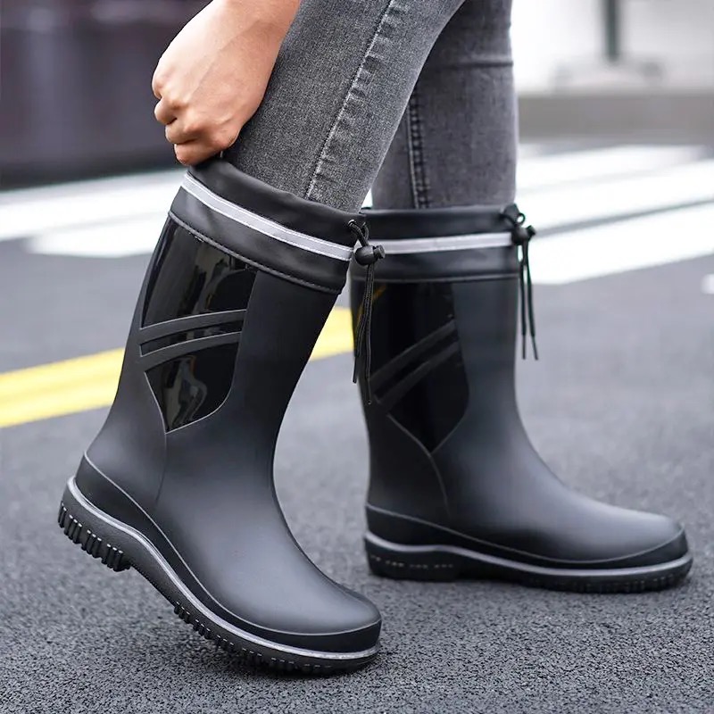 Fashion Men's Medium Tube Rain - огляд і ціна Fishing Boots