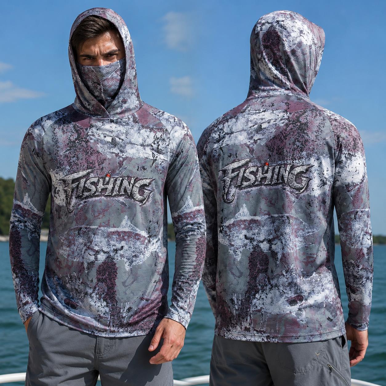 Fishing Shirt Hooded Men Fishi - огляд і ціна Fishing Hoodie