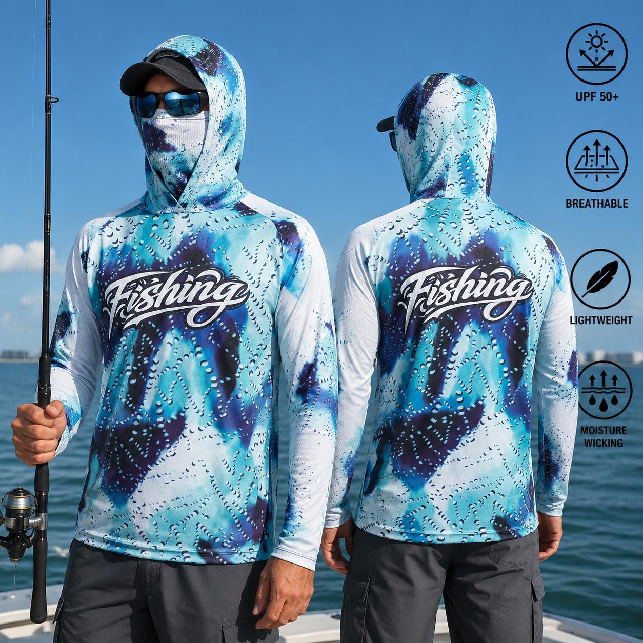 Fishing Shirt Hooded Men Fishi - огляд і ціна Fishing Hoodie
