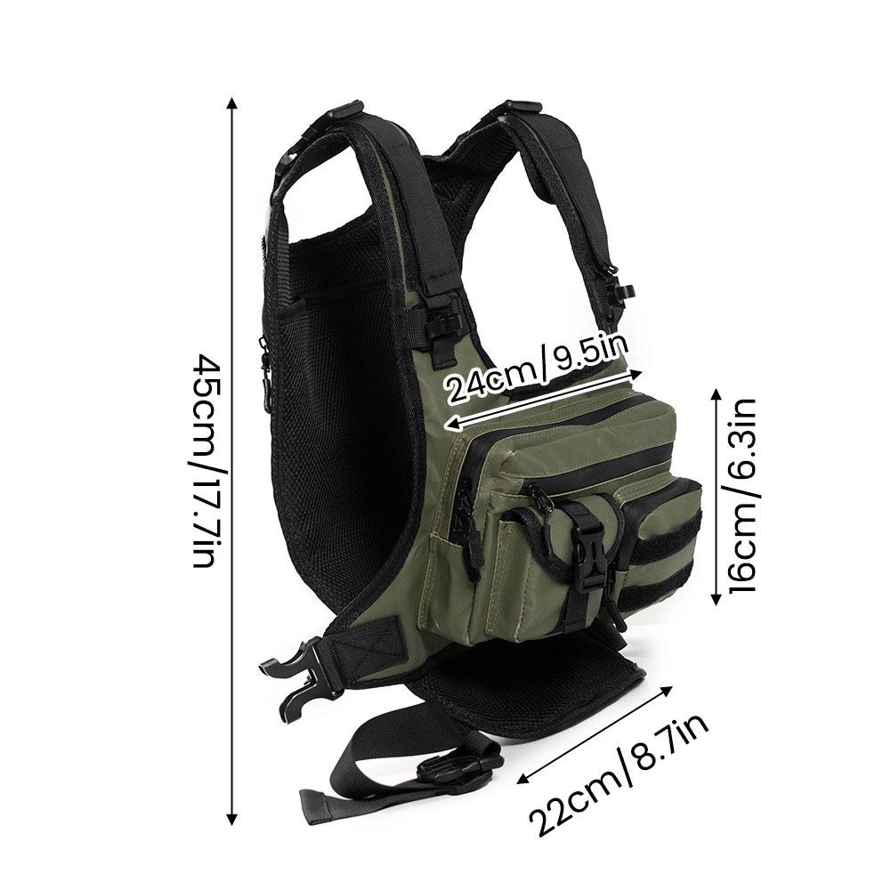 Multi Pocket Outdoor Tactical  - огляд і ціна Fishing Bag Waterproof