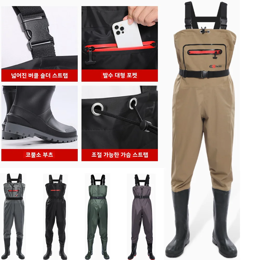 Waterproof Chest Waders with F - огляд і ціна Fishing Pants Waterproof