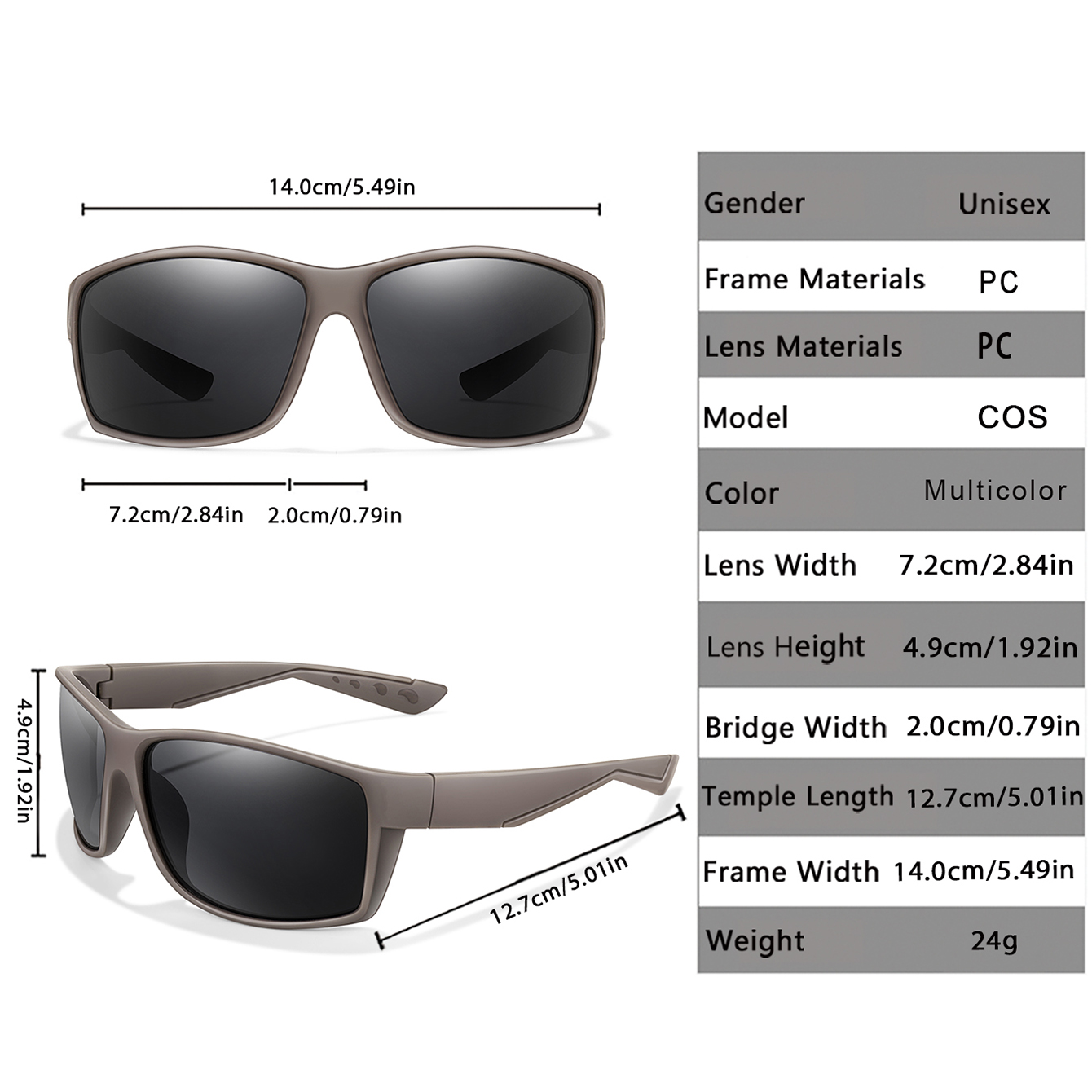2 Packs Polarized Sunglasses U - огляд і ціна Fishing Sunglasses Polarized