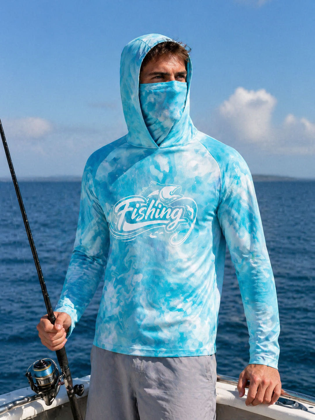 Fishing Shirt Hooded Men Fishi - огляд і ціна Fishing Hoodie
