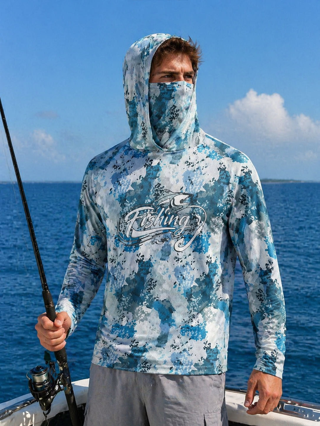 Fishing Shirt Hooded Men Fishi - огляд і ціна Fishing Hoodie