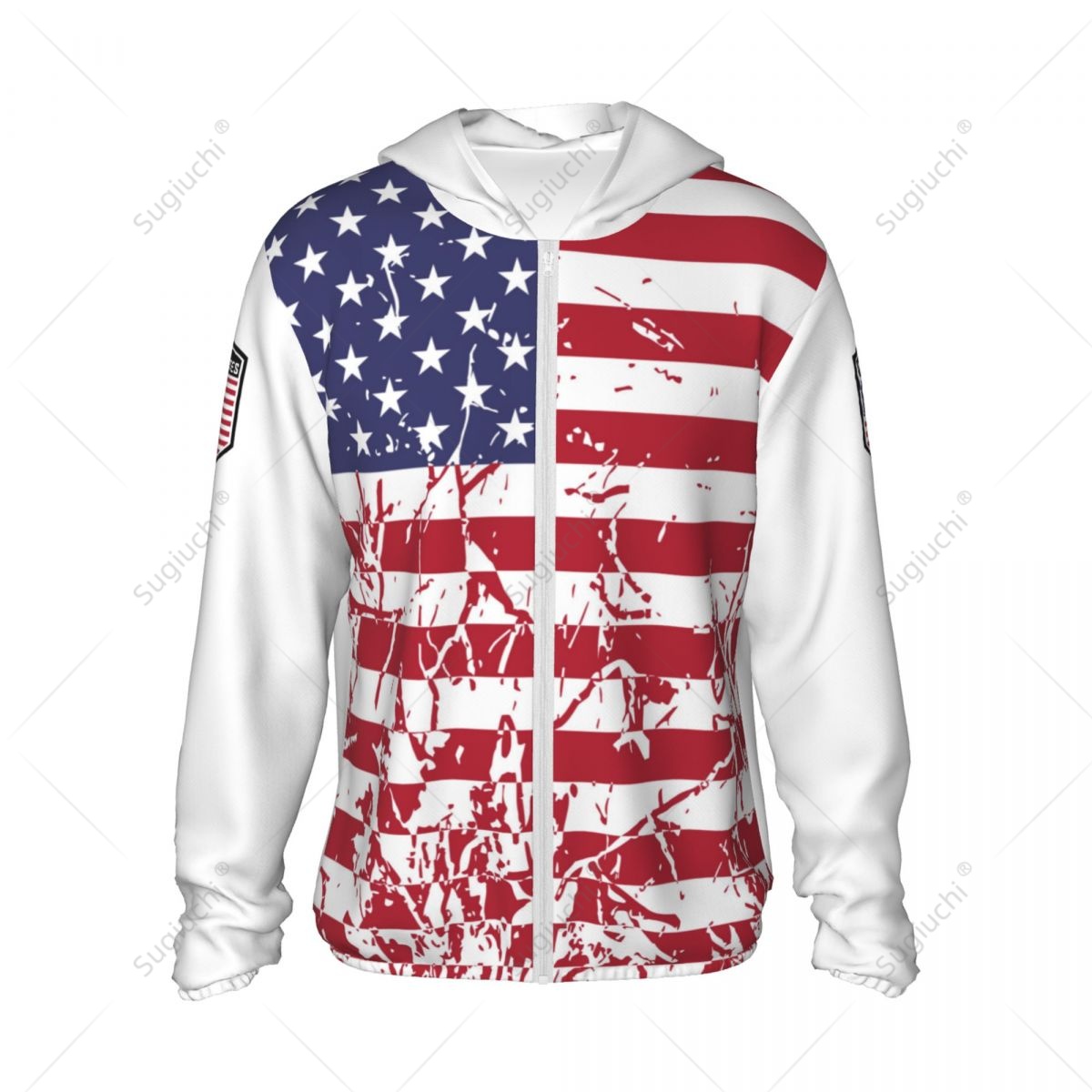 United States Flag Sun Protect - огляд і ціна Fishing Hoodie